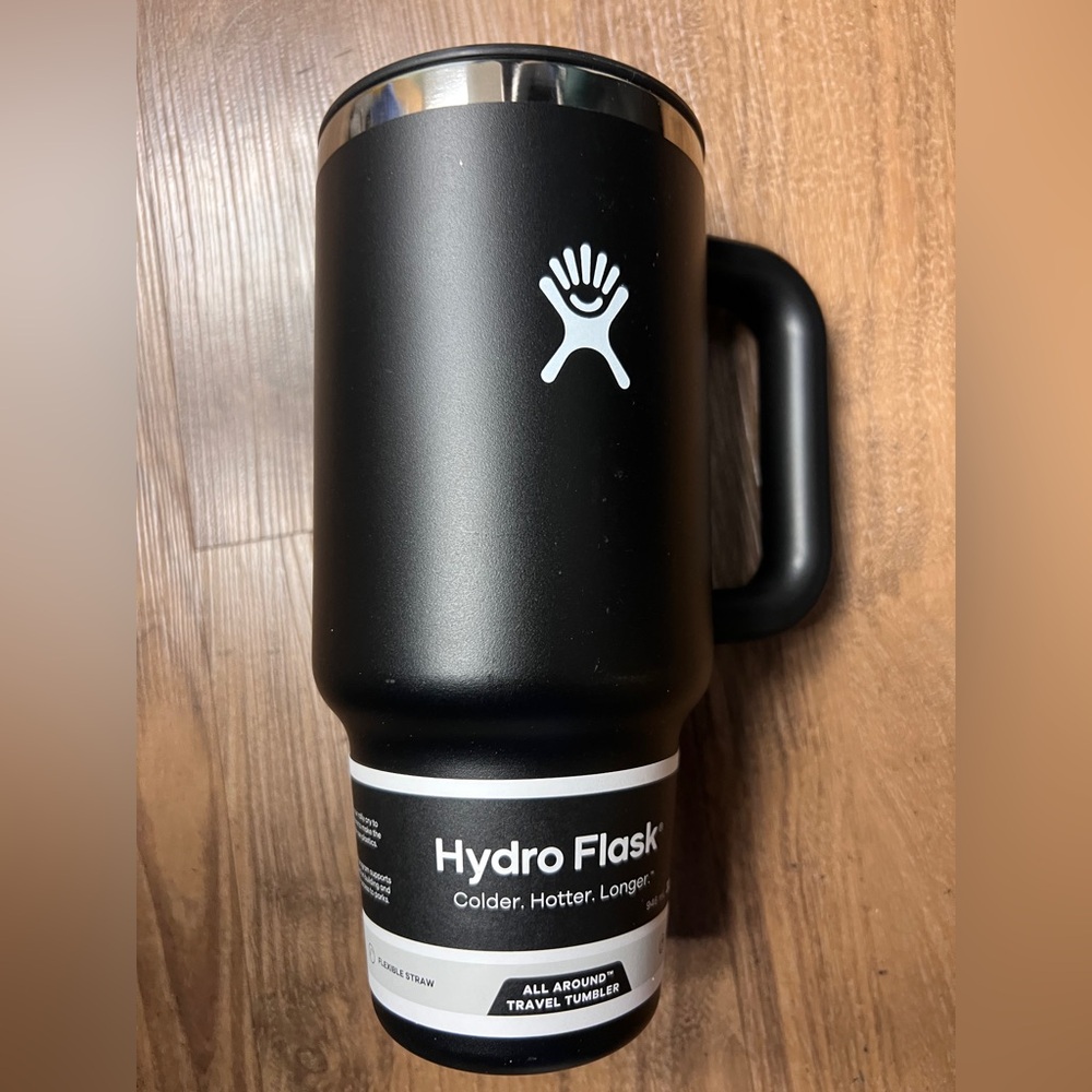 Hydro Flask 32 oz All Around Travel‎ Tumbler Black Cup Hydroflask